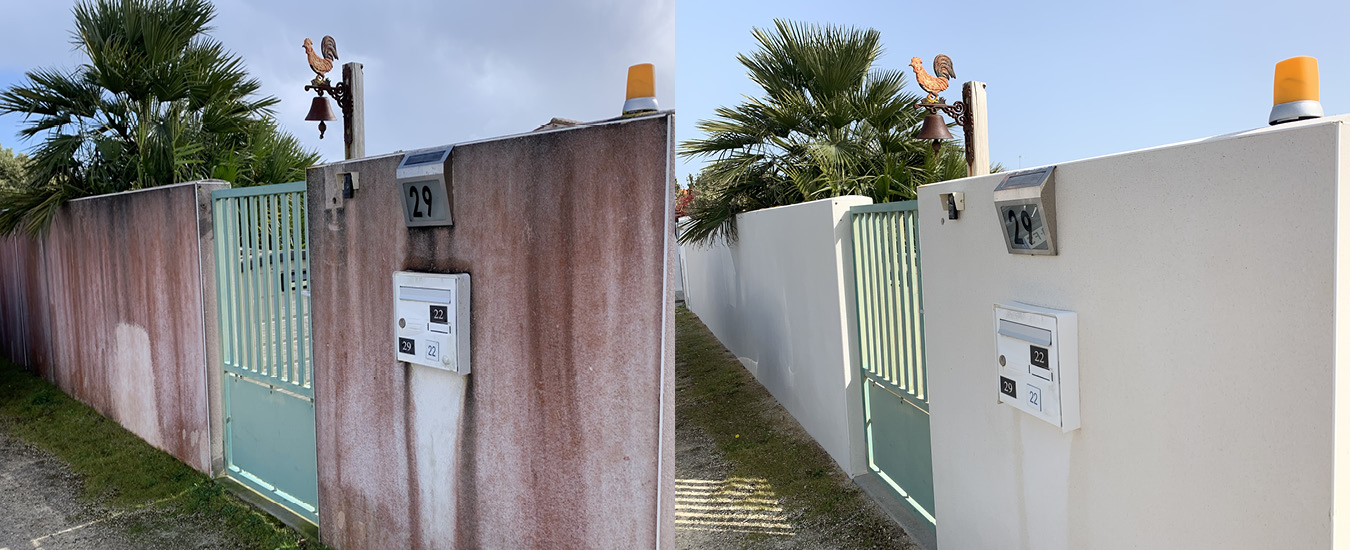 Nettoyage Muret Ouest Applic